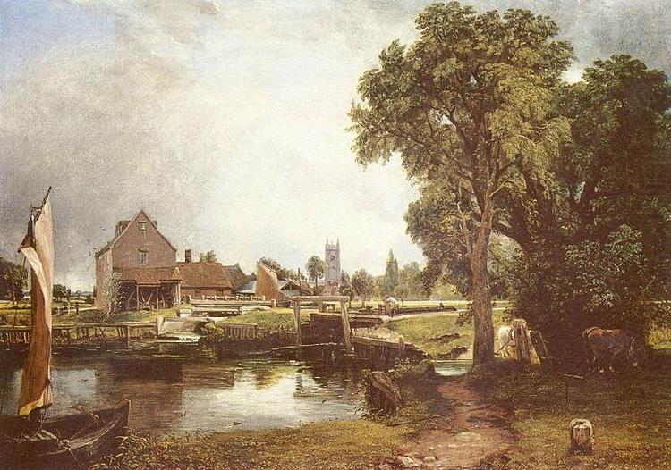 Schleuse und Muhle in Dedham, John Constable